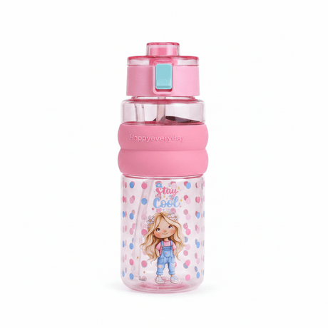 SBC Pink"Happy Everyday" Kids Plastic Water Bottle — 750ml - Al Kabayel Discount CentreSBC Pink"Happy Everyday" Kids Plastic Water Bottle — 750mlWater BottlesSBCAl Kabayel Discount Centre