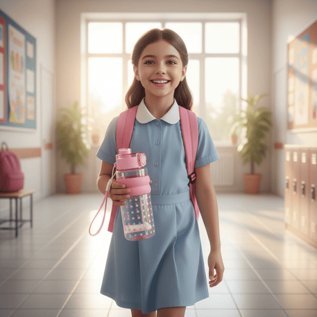SBC Pink"Happy Everyday" Kids Plastic Water Bottle — 750ml - Al Kabayel Discount CentreSBC Pink"Happy Everyday" Kids Plastic Water Bottle — 750mlWater BottlesSBCAl Kabayel Discount Centre