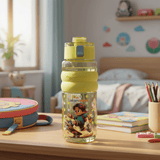 SBC Yellow Kids Plastic Water Bottle with Straw & Flip Lid – 750ml - Al Kabayel Discount CentreSBC Yellow Kids Plastic Water Bottle with Straw & Flip Lid – 750mlWater BottlesSBCAl Kabayel Discount Centre