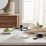 SBTC Glass Storage Container with Metal Frame – Silver with Black Accent Design, Ideal for Candy & Dry Food Storage, 15 × 7 cm - Al Kabayel Discount CentreSBTC Glass Storage Container with Metal Frame – Silver with Black Accent Design, Ideal for Candy & Dry Food Storage, 15 × 7 cmJars & Food SaversSBTCAl Kabayel Discount Centre