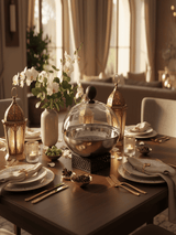 SBTC Glass Sweet Bowl with Metal Base – Luxury Silver & Black Design, Perfect for Mithai, Candy & Snacks, 20 × 20 cm - Al Kabayel Discount CentreSBTC Glass Sweet Bowl with Metal Base – Luxury Silver & Black Design, Perfect for Mithai, Candy & Snacks, 20 × 20 cmJars & Food SaversSBTCAl Kabayel Discount Centre