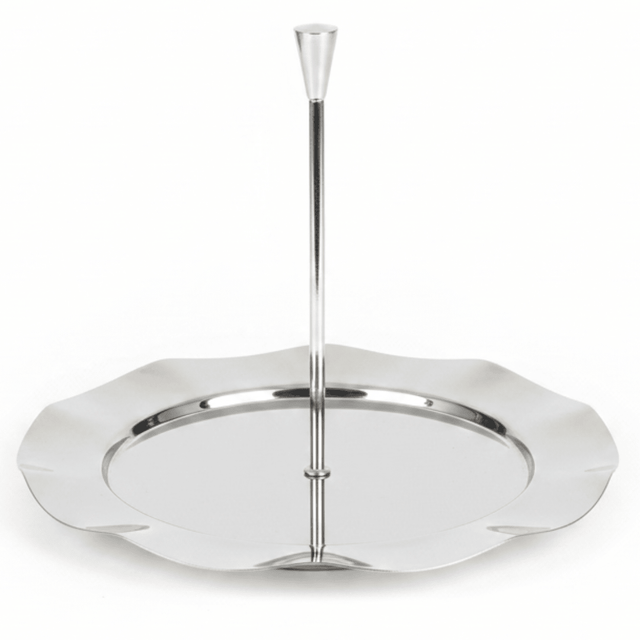 SBTC Large Stainless Steel Candy Plate with Handle for Serving Snacks, Sweets & Dry Fruits – 21 × 16 cm - Al Kabayel Discount CentreSBTC Large Stainless Steel Candy Plate with Handle for Serving Snacks, Sweets & Dry Fruits – 21 × 16 cmServing TraysSBTCAl Kabayel Discount Centre