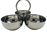 SBTC Stainless Steel 3 - Section Candy Bowl with Handle 200ml*3 - Al Kabayel Discount CentreSBTC Stainless Steel 3 - Section Candy Bowl with Handle 200ml*3Candy ServersSBTCAl Kabayel Discount Centre