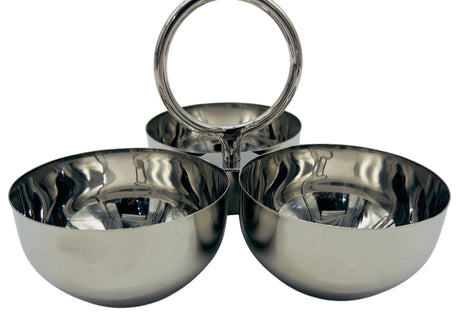 SBTC Stainless Steel 3 - Section Candy Bowl with Handle 200ml*3 - Al Kabayel Discount CentreSBTC Stainless Steel 3 - Section Candy Bowl with Handle 200ml*3Candy ServersSBTCAl Kabayel Discount Centre