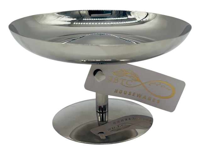 SBTC Stainless Steel Footed Candy Plate 13cm*7.5cm - Al Kabayel Discount CentreSBTC Stainless Steel Footed Candy Plate 13cm*7.5cmCandy ServersSBTCAl Kabayel Discount Centre