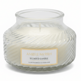 Scented Candle in Ribbed Glass Jar | Long-Lasting Home Fragrance | 8×8 cm | White Musk / Amber Myrrh / Wild Bluebell / Fresh Freesia - Al Kabayel Discount CentreScented Candle in Ribbed Glass Jar | Long-Lasting Home Fragrance | 8×8 cm | White Musk / Amber Myrrh / Wild Bluebell / Fresh FreesiaHome FragrancesAKDCAl Kabayel Discount Centre