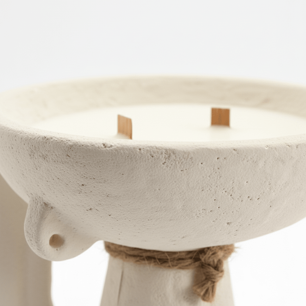 Scented Candle Pillar Holder – POP Stone Look, 13×12 cm (Twin Wick) - Al Kabayel Discount CentreScented Candle Pillar Holder – POP Stone Look, 13×12 cm (Twin Wick)CandlesAKDCAl Kabayel Discount Centre
