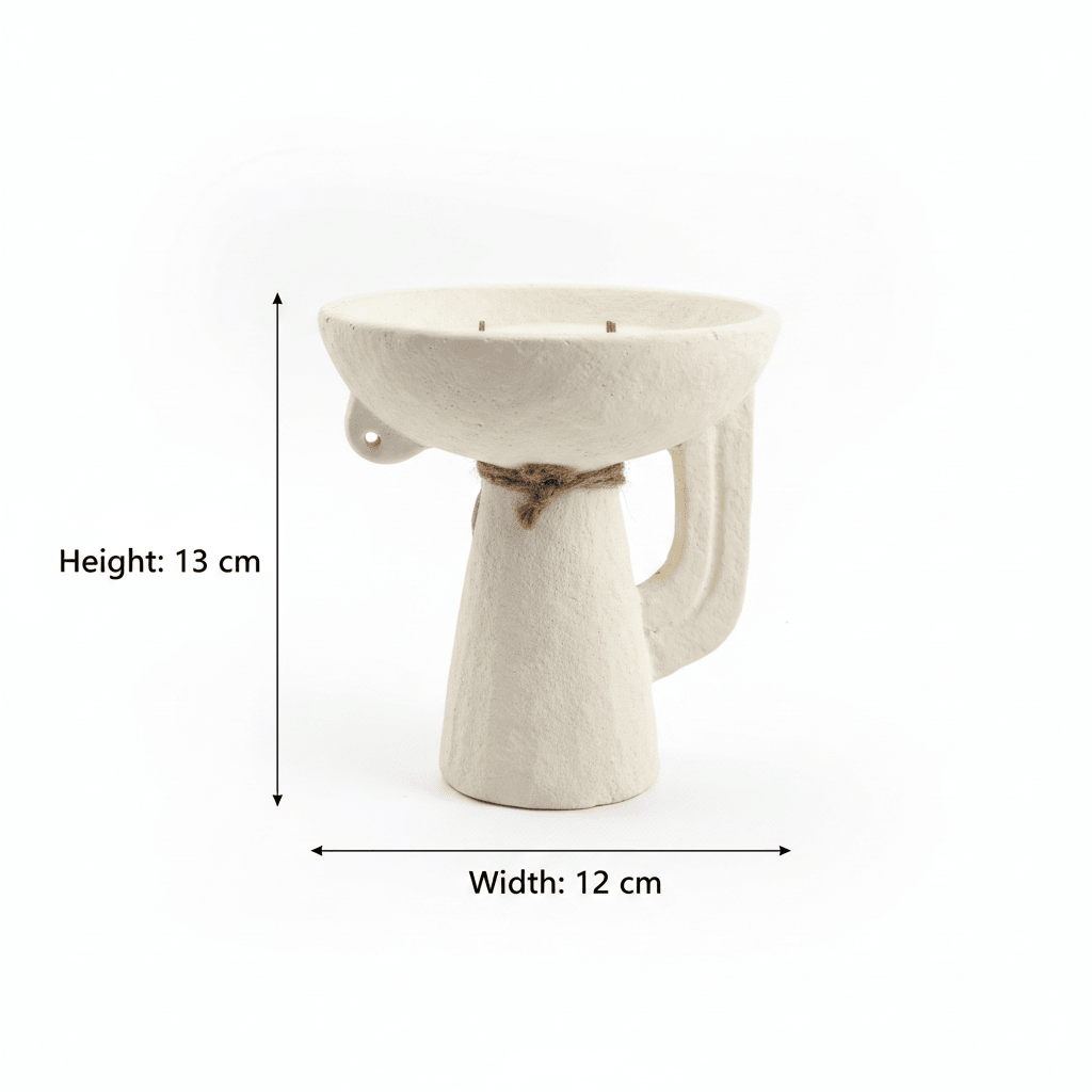 Scented Candle Pillar Holder – POP Stone Look, 13×12 cm (Twin Wick) - Al Kabayel Discount CentreScented Candle Pillar Holder – POP Stone Look, 13×12 cm (Twin Wick)CandlesAKDCAl Kabayel Discount Centre