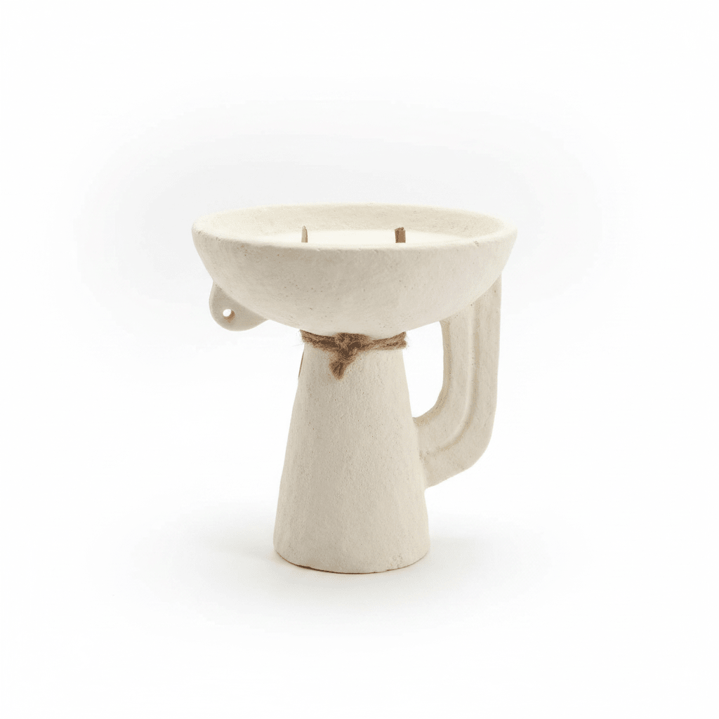 Scented Candle Pillar Holder – POP Stone Look, 13×12 cm (Twin Wick) - Al Kabayel Discount CentreScented Candle Pillar Holder – POP Stone Look, 13×12 cm (Twin Wick)CandlesAKDCAl Kabayel Discount Centre