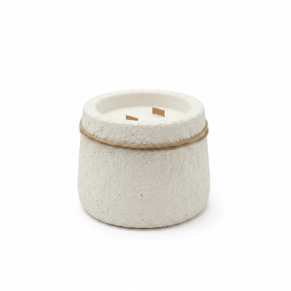 Scented Candle with POP Stone Look/Wooden Wick – 13×9 cm - Al Kabayel Discount CentreScented Candle with POP Stone Look/Wooden Wick – 13×9 cmCandlesAKDCAl Kabayel Discount Centre