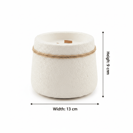 Scented Candle with POP Stone Look/Wooden Wick – 13×9 cm - Al Kabayel Discount CentreScented Candle with POP Stone Look/Wooden Wick – 13×9 cmCandlesAKDCAl Kabayel Discount Centre