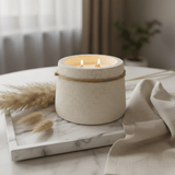 Scented Candle with POP Stone Look/Wooden Wick – 13×9 cm - Al Kabayel Discount CentreScented Candle with POP Stone Look/Wooden Wick – 13×9 cmCandlesAKDCAl Kabayel Discount Centre