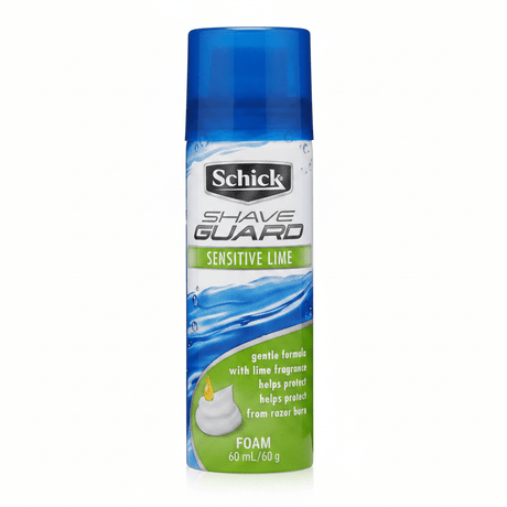 Schick Shave Guard Sensitive Lime Shaving Foam – 60ml - Al Kabayel Discount CentreSchick Shave Guard Sensitive Lime Shaving Foam – 60mlShaving & GroomingSCHICKAl Kabayel Discount Centre