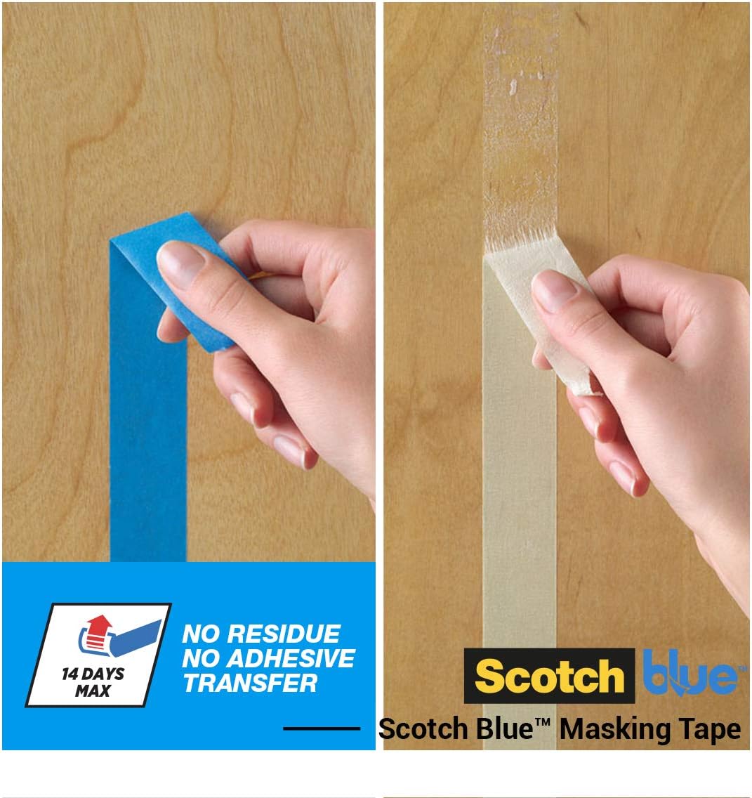 Scotch Blue Premium Masking Tape 24mm x 41m, 3 rolls/pack | Blue color | Masking and Protection | High adhesion | Multi - Surface | For walls, ceiling, metal, wood | Easy to Remove with no residue - Al Kabayel Discount CentreScotch Blue Premium Masking Tape 24mm x 41m, 3 rolls/pack | Blue color | Masking and Protection | High adhesion | Multi - Surface | For walls, ceiling, metal, wood | Easy to Remove with no residueTapes & Packaging Tapes3MAl Kabayel Discount Centre