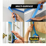 Scotch Blue Premium Masking Tape 48mm x 41m, 1 roll/pack | Blue color | Masking and Protection | High adhesion | Multi - Surface | For walls, ceiling, metal, wood | Easy to Remove with no residue - Al Kabayel Discount CentreScotch Blue Premium Masking Tape 48mm x 41m, 1 roll/pack | Blue color | Masking and Protection | High adhesion | Multi - Surface | For walls, ceiling, metal, wood | Easy to Remove with no residueTapes & Packaging Tapes3MAl Kabayel Discount Centre
