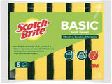 Scotch - Brite Basic Heavy Duty Scrub Sponge, Effective - Durable - Affordable, Pack of 5 - Al Kabayel Discount CentreScotch - Brite Basic Heavy Duty Scrub Sponge, Effective - Durable - Affordable, Pack of 5Cleaning SuppliesSCOTCH - BRITEAl Kabayel Discount Centre