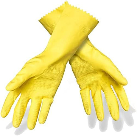 Scotch Brite Multi - Purpose Vanilla Scented Latex Gloves, Small, Yellow/Blue, 2 Pair - Al Kabayel Discount CentreScotch Brite Multi - Purpose Vanilla Scented Latex Gloves, Small, Yellow/Blue, 2 PairCleaning SuppliesSCOTCH BRITEAl Kabayel Discount Centre