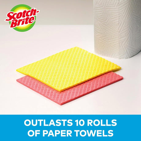 Scotch - Brite Sponge Cloth, 12 Times Dry Weight Absorbtion , 3+1 units, Assorted Color - Al Kabayel Discount CentreScotch - Brite Sponge Cloth, 12 Times Dry Weight Absorbtion , 3+1 units, Assorted ColorCleaning SuppliesSCOTCH - BRITEAl Kabayel Discount Centre