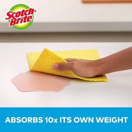 Scotch - Brite Sponge Cloth, 12 Times Dry Weight Absorbtion , 3+1 units, Assorted Color - Al Kabayel Discount CentreScotch - Brite Sponge Cloth, 12 Times Dry Weight Absorbtion , 3+1 units, Assorted ColorCleaning SuppliesSCOTCH - BRITEAl Kabayel Discount Centre