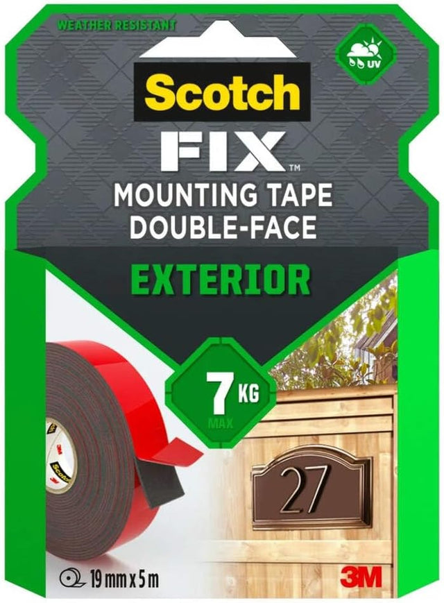 Scotch - Fix Exterior Mounting Tape 411 - 1950 - P, 19mm x 5m, 1 roll/pack (Packaging May Vary) - Al Kabayel Discount CentreScotch - Fix Exterior Mounting Tape 411 - 1950 - P, 19mm x 5m, 1 roll/pack (Packaging May Vary)Tapes & Packaging Tapes3MAl Kabayel Discount Centre