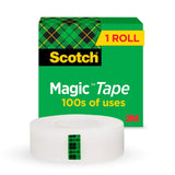 Scotch Magic Tape in Box 3/4 x 1299 in (19mm x 33m), 1 roll/box | Invisible | Removable | Sticky Tape | For Document Repair, Labelling and Sealing | Scotch Tape | Boxed individually - Al Kabayel Discount CentreScotch Magic Tape in Box 3/4 x 1299 in (19mm x 33m), 1 roll/box | Invisible | Removable | Sticky Tape | For Document Repair, Labelling and Sealing | Scotch Tape | Boxed individuallyTapes & Packaging Tapes3MAl Kabayel Discount Centre