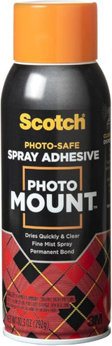 Scotch Photo Mount Spray Adhesive 10.3oz (305gr.) Transparent color, 1 bottle/pack | Ideal for mounting photographs, Prints and Pictures | Glue | Super Glue... - Al Kabayel Discount CentreScotch Photo Mount Spray Adhesive 10.3oz (305gr.) Transparent color, 1 bottle/pack | Ideal for mounting photographs, Prints and Pictures | Glue | Super Glue...Glue3MAl Kabayel Discount Centre