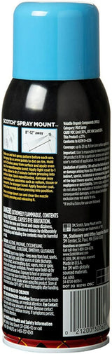 Scotch Spray Mount Adhesive 10.3oz (305gr.) Transparent color, 1 bottle/pack | Permanent Spray Adhesive | Ideal for mock - ups, Presentations, Display Boards | Artist's Adhesive | Glue | Super Glue - Al Kabayel Discount CentreScotch Spray Mount Adhesive 10.3oz (305gr.) Transparent color, 1 bottle/pack | Permanent Spray Adhesive | Ideal for mock - ups, Presentations, Display Boards | Artist's Adhesive | Glue | Super GlueGlue3MAl Kabayel Discount Centre