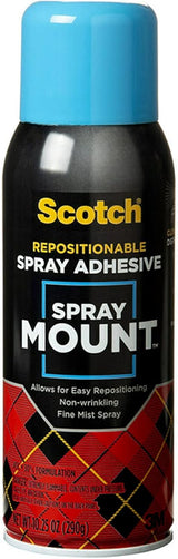 Scotch Spray Mount Adhesive 10.3oz (305gr.) Transparent color, 1 bottle/pack | Permanent Spray Adhesive | Ideal for mock - ups, Presentations, Display Boards | Artist's Adhesive | Glue | Super Glue - Al Kabayel Discount CentreScotch Spray Mount Adhesive 10.3oz (305gr.) Transparent color, 1 bottle/pack | Permanent Spray Adhesive | Ideal for mock - ups, Presentations, Display Boards | Artist's Adhesive | Glue | Super GlueGlue3MAl Kabayel Discount Centre