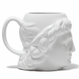 Sculptural David Ceramic Mug — White Elegance | 400ml - Al Kabayel Discount CentreSculptural David Ceramic Mug — White Elegance | 400mlMugsAKDCAl Kabayel Discount Centre