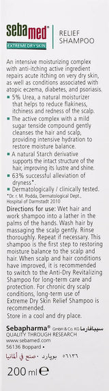 Sebamed Extreme Dry Skin Relief Shampoo 200ml – 5% Urea - Al Kabayel Discount CentreSebamed Extreme Dry Skin Relief Shampoo 200ml – 5% UreaHair CareSEBA MEDAl Kabayel Discount Centre