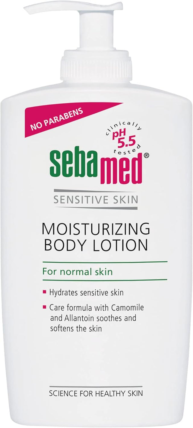 Sebamed Sensitive Skin Moisturizing Body Lotion 400ml – For Normal Skin - Al Kabayel Discount CentreSebamed Sensitive Skin Moisturizing Body Lotion 400ml – For Normal SkinSkin CareSEBA MEDAl Kabayel Discount Centre