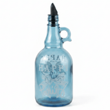 Selka Tinted Blue Glass Oil Bottle – 1 Litre | Elegant Etched Design with Pourer Spout - Al Kabayel Discount CentreSelka Tinted Blue Glass Oil Bottle – 1 Litre | Elegant Etched Design with Pourer SpoutKitchen Utensils & GadgetsSELKAAl Kabayel Discount Centre