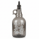 Selka Tinted Dark Glass Oil Bottle 1 Litre | Elegant Etched Butterfly Design | Premium Smoke Finish - Al Kabayel Discount CentreSelka Tinted Dark Glass Oil Bottle 1 Litre | Elegant Etched Butterfly Design | Premium Smoke FinishKitchen Utensils & GadgetsSELKAAl Kabayel Discount Centre
