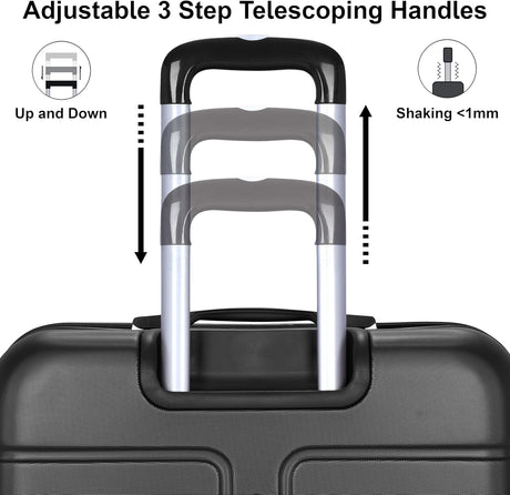 Senator A1012 Hardside Carry - On – Ultra - Light 20 - Inch Cabin Suitcase with 4 Spinner Wheels, Black - Al Kabayel Discount CentreSenator A1012 Hardside Carry - On – Ultra - Light 20 - Inch Cabin Suitcase with 4 Spinner Wheels, BlackCabin LuggageSENATORAl Kabayel Discount Centre