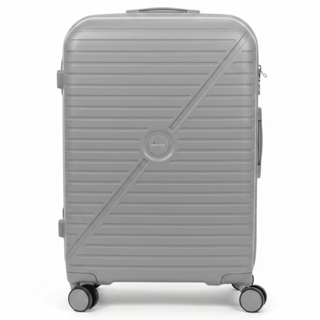 Senator Hard Shell PP Trolley Bag – Grey | Lightweight Spinner Luggage | 24 Inch | - Al Kabayel Discount CentreSenator Hard Shell PP Trolley Bag – Grey | Lightweight Spinner Luggage | 24 Inch |Cabin LuggageSENATORAl Kabayel Discount Centre