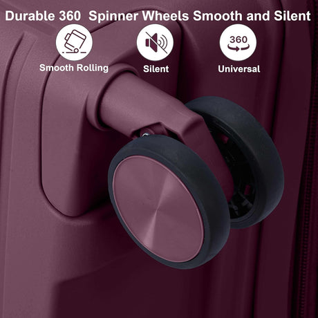 Senator KH1006 PP Hard Case Expandable Suitcase – Lightweight 24 - Inch Checked Trolley with Safe Zippers & Double Spinner Wheels, Purple - Al Kabayel Discount CentreSenator KH1006 PP Hard Case Expandable Suitcase – Lightweight 24 - Inch Checked Trolley with Safe Zippers & Double Spinner Wheels, PurpleCabin LuggageSENATORAl Kabayel Discount Centre