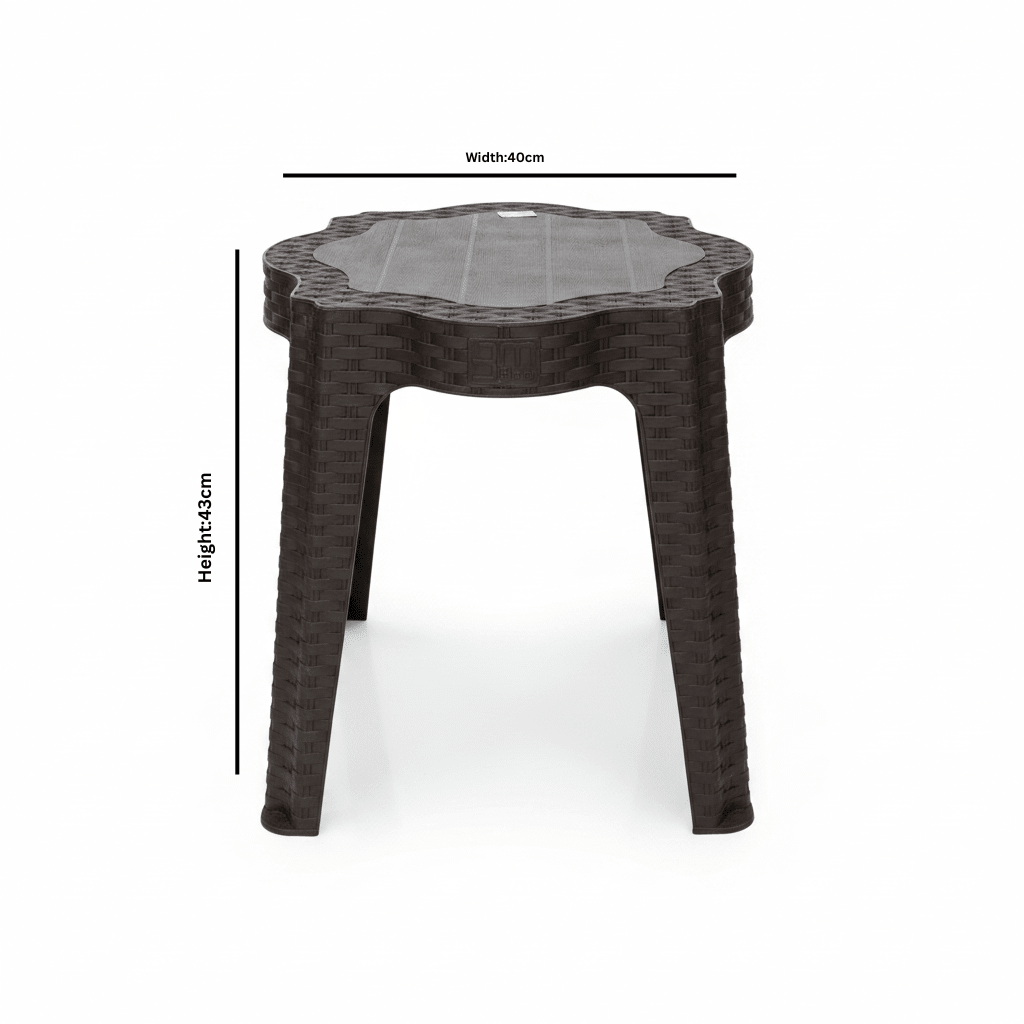 Sephora Plastic Coffee Table – 43×40 cm - Brown / Grey - Al Kabayel Discount CentreSephora Plastic Coffee Table – 43×40 cm - Brown / GreyOrganizers & AccessoriesSEPHORAAl Kabayel Discount Centre