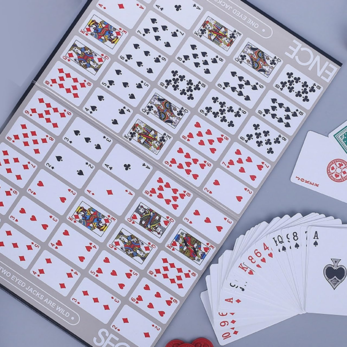 Sequence Strategic Board Game Set with Folding Board, Cards and Chips From Jacks White - Al Kabayel Discount CentreSequence Strategic Board Game Set with Folding Board, Cards and Chips From Jacks WhiteBoard GamesSEQUENCEAl Kabayel Discount Centre