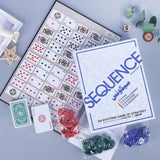 Sequence Strategic Board Game Set with Folding Board, Cards and Chips From Jacks White - Al Kabayel Discount CentreSequence Strategic Board Game Set with Folding Board, Cards and Chips From Jacks WhiteBoard GamesSEQUENCEAl Kabayel Discount Centre