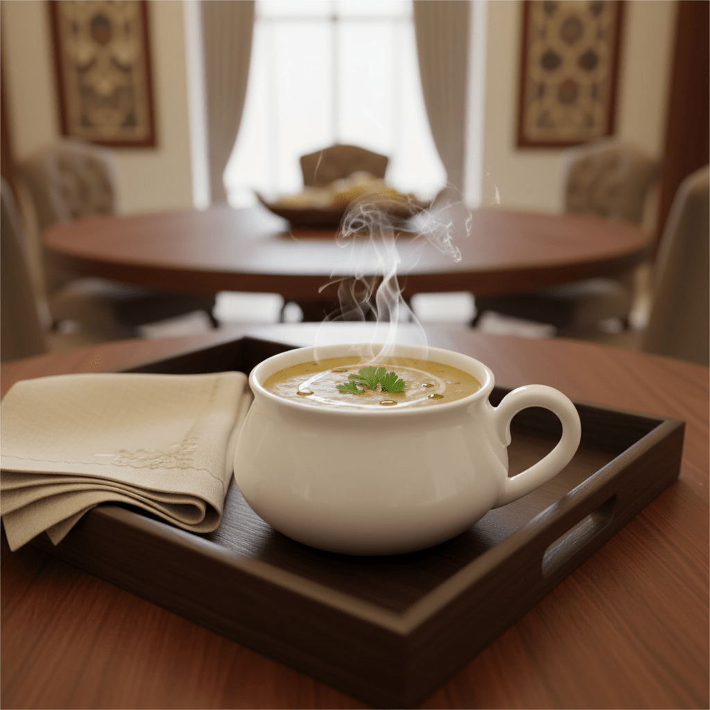 Serveware Premium White Melamine Soup Mug with Handle 9×6 cm Comfortable Grip Design - Al Kabayel Discount CentreServeware Premium White Melamine Soup Mug with Handle 9×6 cm Comfortable Grip DesignMugsSERVEWAREAl Kabayel Discount Centre