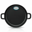 Servewell Black Melamine Serving Plate with Handle 7.5 inch Compact Durable Plate Ideal for Snacks Starters and Side Dishes - Al Kabayel Discount CentreServewell Black Melamine Serving Plate with Handle 7.5 inch Compact Durable Plate Ideal for Snacks Starters and Side DishesServing TraysSERVEWELLAl Kabayel Discount Centre