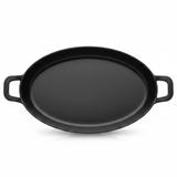 Servewell Black Oval Melamine Serving Plate with Handle 9 inch Stylish Serving Dish for Snacks Appetizers and Side Items - Al Kabayel Discount CentreServewell Black Oval Melamine Serving Plate with Handle 9 inch Stylish Serving Dish for Snacks Appetizers and Side ItemsServing TraysSERVEWELLAl Kabayel Discount Centre
