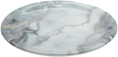 Servewell Marbo Melamine Dessert Round Plate - 19CM - Grey - Al Kabayel Discount CentreServewell Marbo Melamine Dessert Round Plate - 19CM - GreyPlatesSERVEWELLAl Kabayel Discount Centre