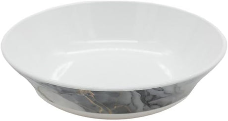 Servewell Marbo Melamine Serving Bowl - 21CM - White&Grey - Al Kabayel Discount CentreServewell Marbo Melamine Serving Bowl - 21CM - White&GreyBowlsSERVEWELLAl Kabayel Discount Centre