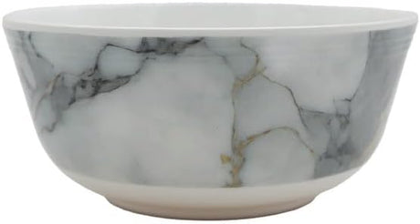 Servewell Marbo Melamine Serving Bowl - 21CM - White&Grey - Al Kabayel Discount CentreServewell Marbo Melamine Serving Bowl - 21CM - White&GreyBowlsSERVEWELLAl Kabayel Discount Centre