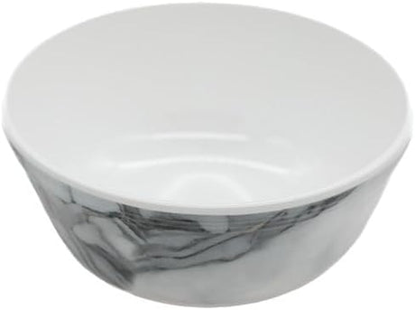 Servewell Marbo Melamine Serving Bowl - 21CM - White&Grey - Al Kabayel Discount CentreServewell Marbo Melamine Serving Bowl - 21CM - White&GreyBowlsSERVEWELLAl Kabayel Discount Centre