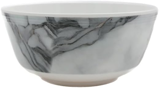 Servewell Marbo Melamine Soup,Rice Bowl 11.5CM - White&Grey - Al Kabayel Discount CentreServewell Marbo Melamine Soup,Rice Bowl 11.5CM - White&GreyBowlsSERVEWELLAl Kabayel Discount Centre