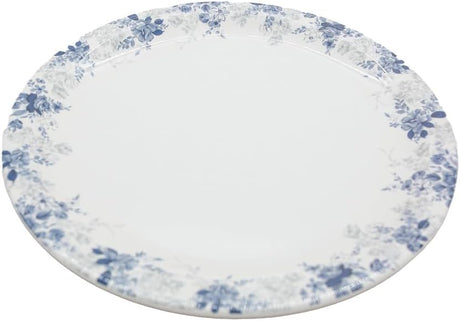Servewell Melamine Round Dinner Serving Plate - 28CM - White&Blue - Al Kabayel Discount CentreServewell Melamine Round Dinner Serving Plate - 28CM - White&BluePlatesSERVEWELLAl Kabayel Discount Centre