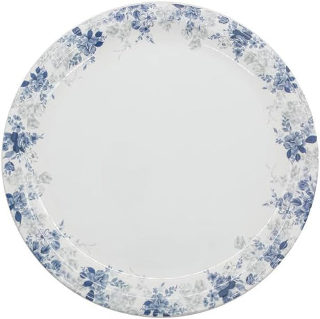 Servewell Melamine Round Dinner Serving Plate - 28CM - White&Blue - Al Kabayel Discount CentreServewell Melamine Round Dinner Serving Plate - 28CM - White&BluePlatesSERVEWELLAl Kabayel Discount Centre