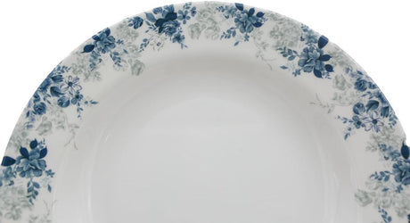 Servewell Melamine Round Soup Serving Plate - 23CM - White&Blue - Al Kabayel Discount CentreServewell Melamine Round Soup Serving Plate - 23CM - White&BluePlatesSERVEWELLAl Kabayel Discount Centre